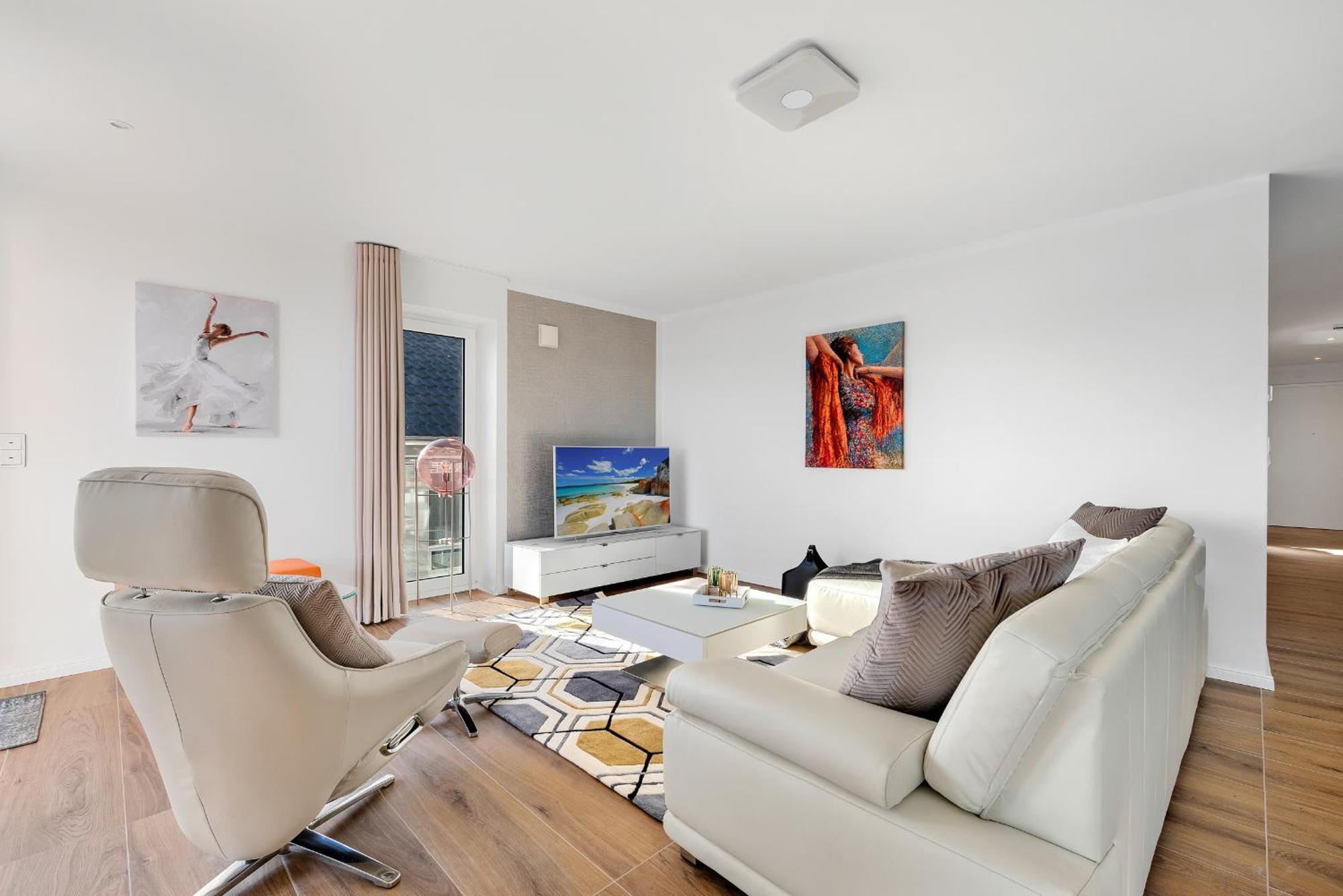 Horizont- Direkt Am Wasser, Hafenblick, Fahrstuhl, Sauna, Ueberdachter Balkon ออลเพนิทซ์ ภายนอก รูปภาพ