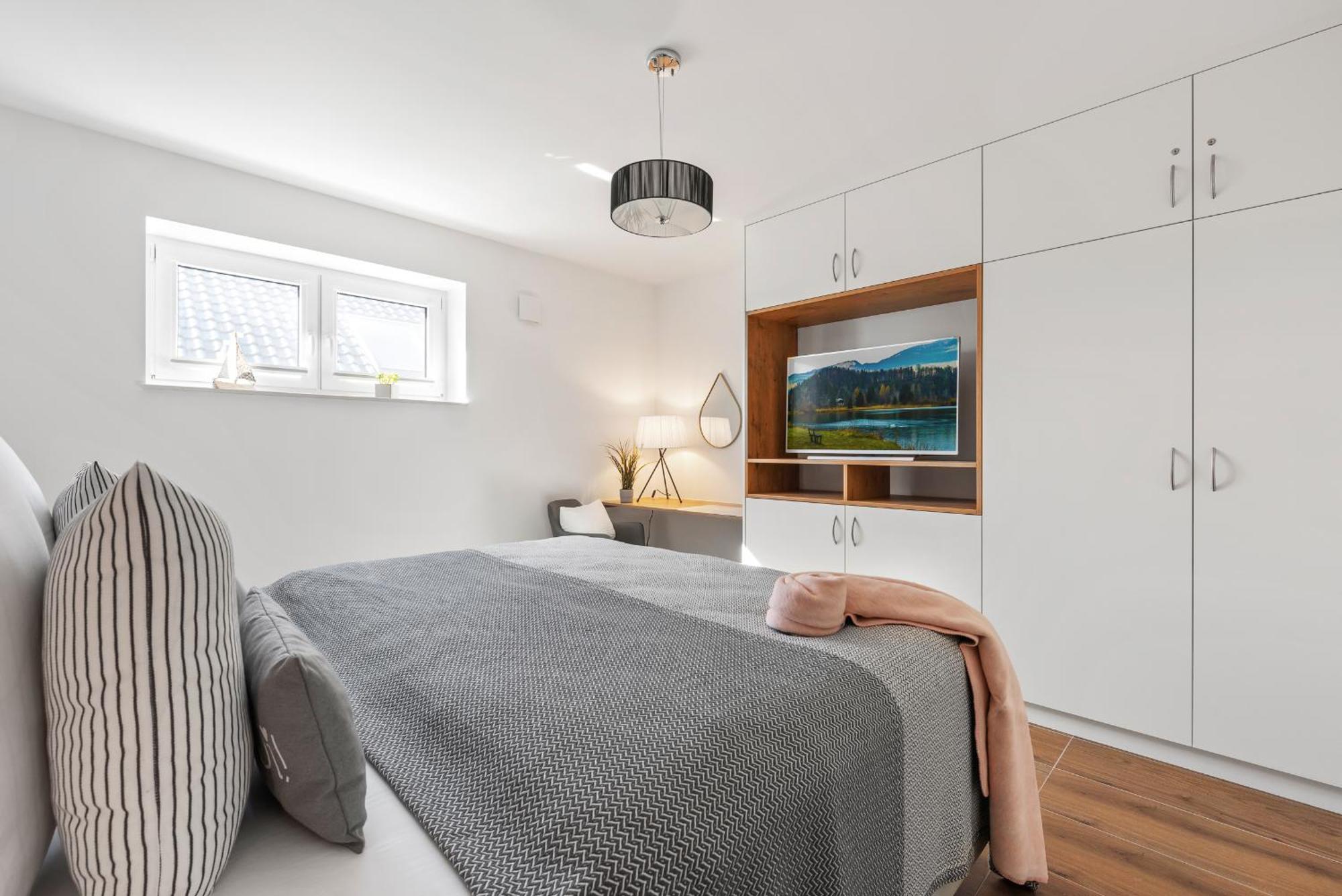 Horizont- Direkt Am Wasser, Hafenblick, Fahrstuhl, Sauna, Ueberdachter Balkon ออลเพนิทซ์ ภายนอก รูปภาพ